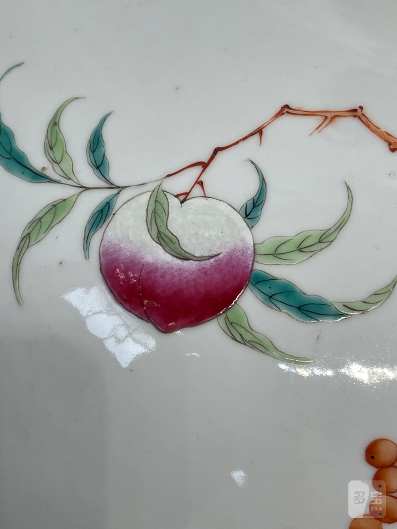 清光绪 粉彩灵仙祝寿纹天球瓶 - 图6